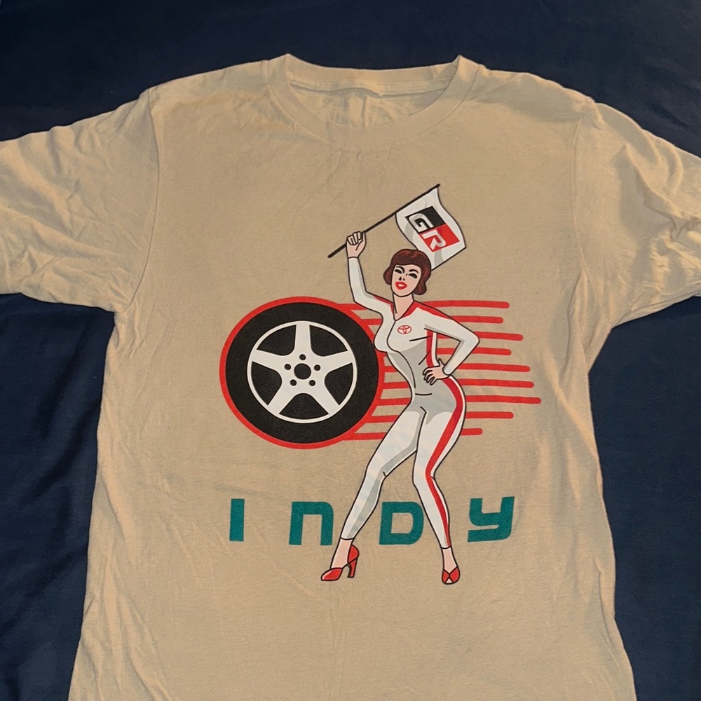 Indy Graphic Short Sleeve Tee - Tan